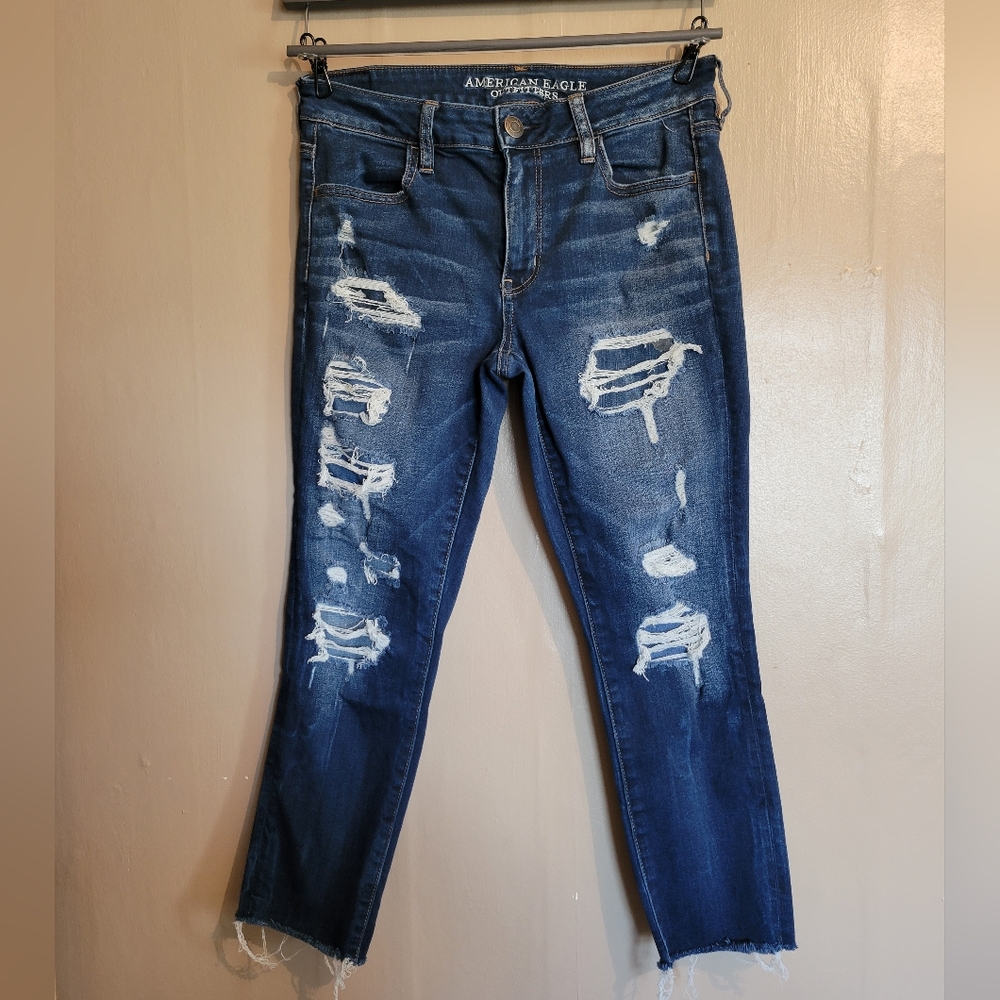 American eagle jegging crop size 10